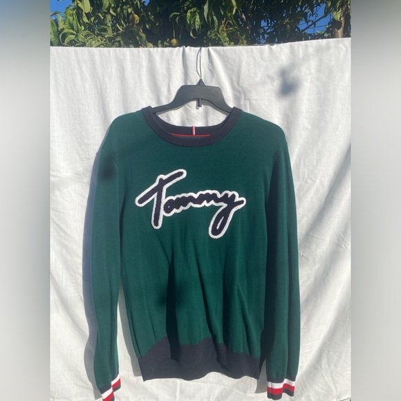 Tommy Hilfiger Other - Tommy Hilfiger Lawson Knit Green Crewneck Sweater Mens XL Large